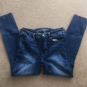American Eagle jeggings-skinny, non distressed.